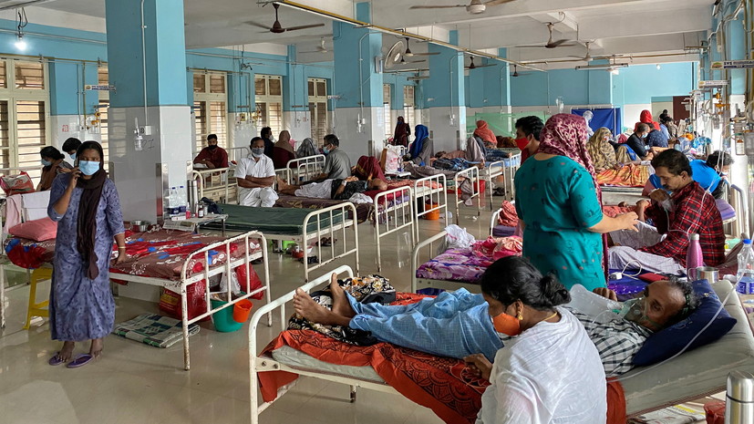В Индии за сутки выявили более 45 тысяч случаев коронавируса
