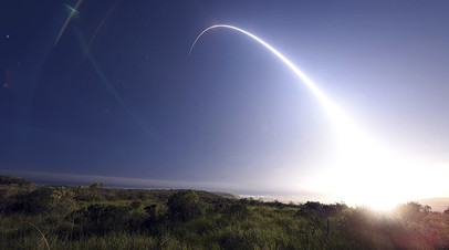 Запуск межконтинентальной баллистической ракеты Minuteman III, 25 февраля 2016 г.