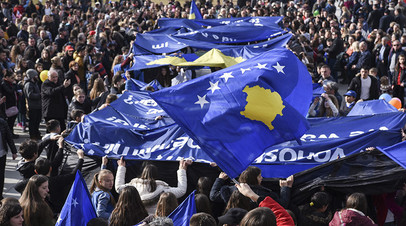 Празднование Дня независимости в Косове
