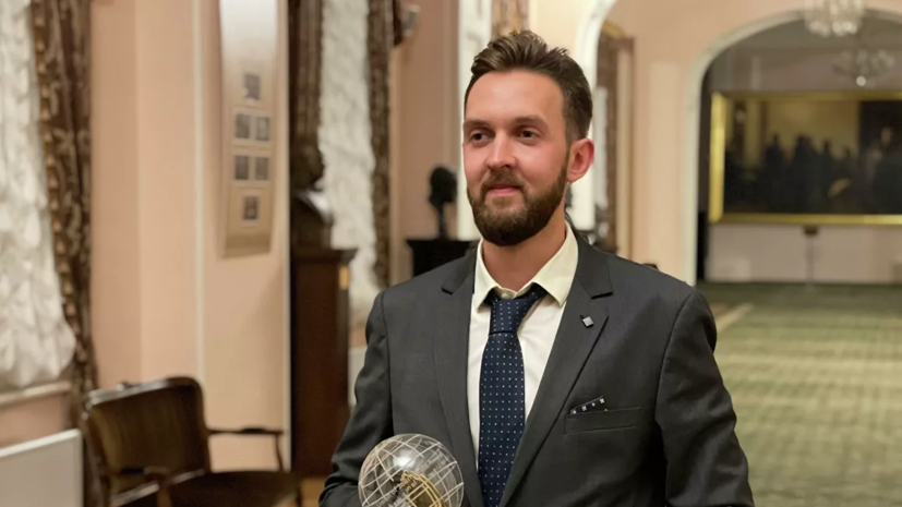 СЖР вручил премию «Солидарность» главному редактору Baltnews Старикову