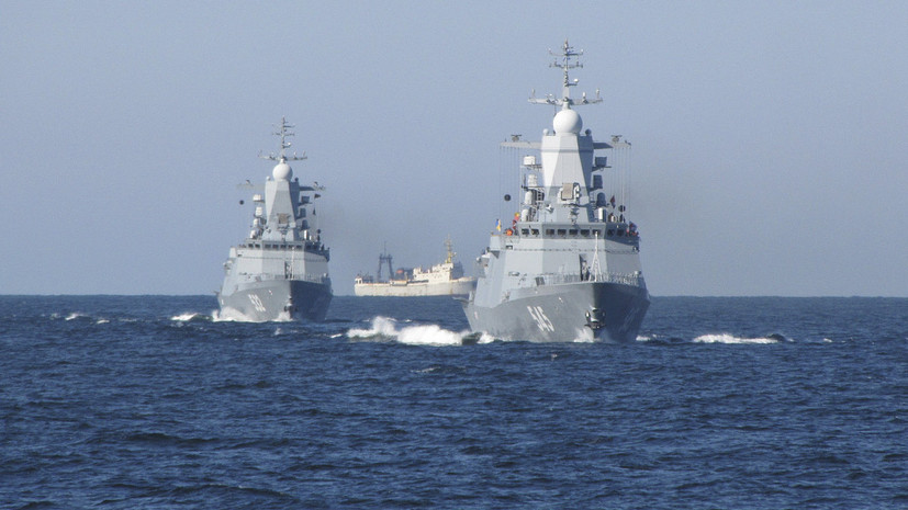 Более 10 кораблей вышли в Балтийское море для участия в учениях «Запад-2021»