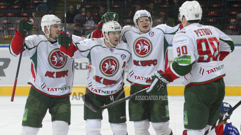 «Ак Барс» в овертайме переиграл «Витязь» в матче КХЛ