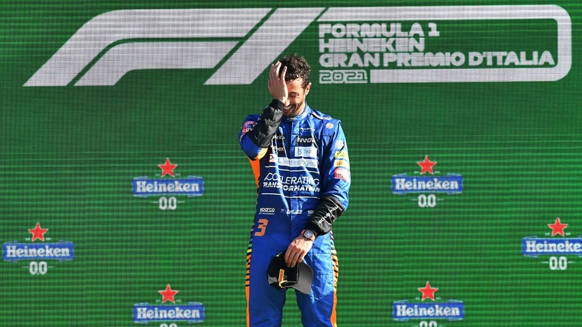 Риккардо выиграл Гран-при Италии чемпионата «Формулы-1»