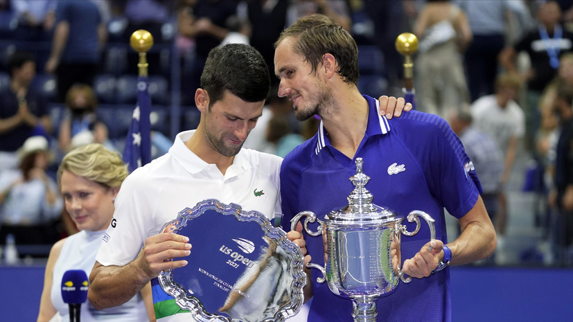 Джокович на русском языке поздравил Медведева с победой на US Open