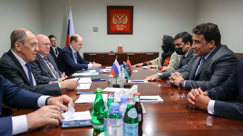 Лавров провёл встречу с председателем президентского совета Ливии