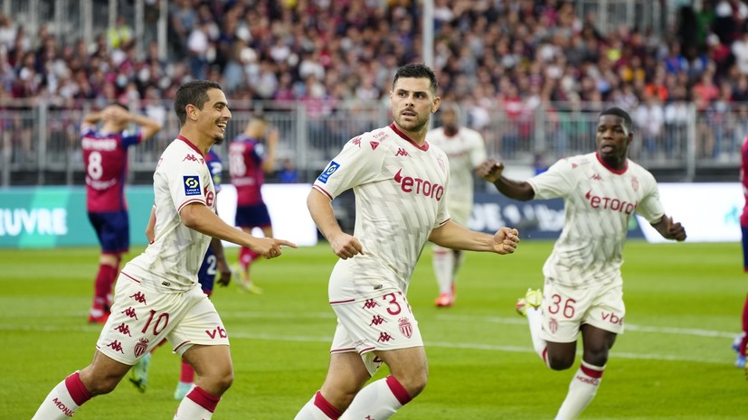 «Монако» с Головиным обыграл «Клермон» в матче Лиги 1