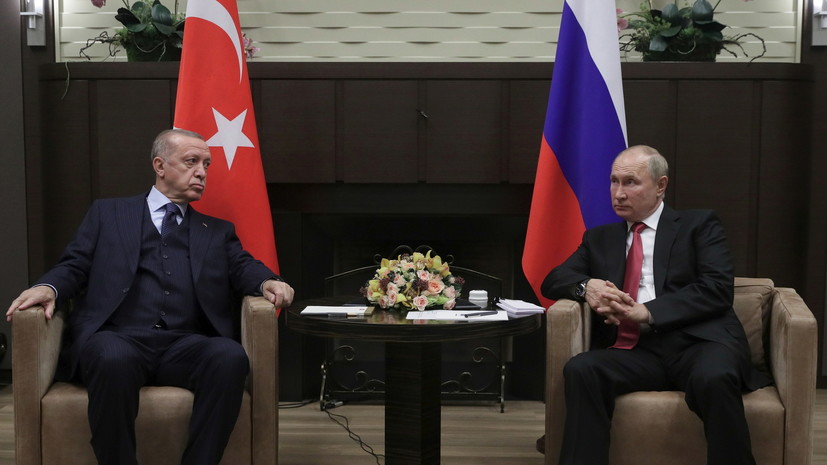 Эрдоган назвал продуктивными переговоры с Путиным в Сочи