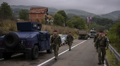 Обстановка на границе Сербии и самопровозглашённого Косова
