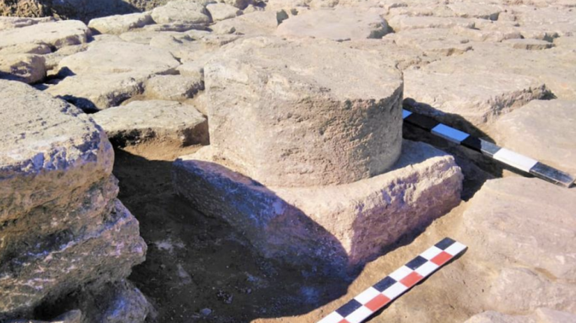 В Краснодарском крае археологи нашли каменный алтарь