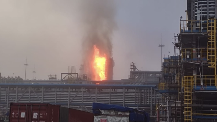На Амурском газоперерабатывающем заводе произошёл хлопок газа