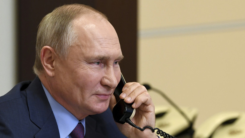 Путин провёл телефонные переговоры с Меркель и Макроном