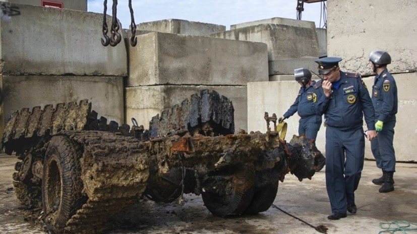 Спасатели нашли автомобиль времён войны во время разминирования теплохода «Жан Жорес»
