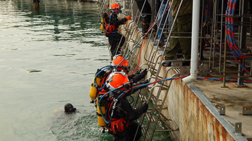 Водолазы ЧФ уничтожили бомбу времён войны под Новороссийском