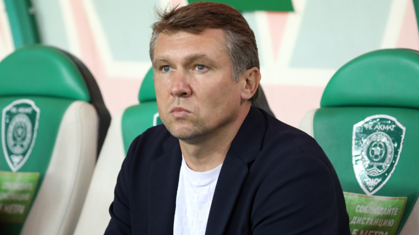 В «Ахмате» отреагировали на информацию о возможном уходе Талалаева