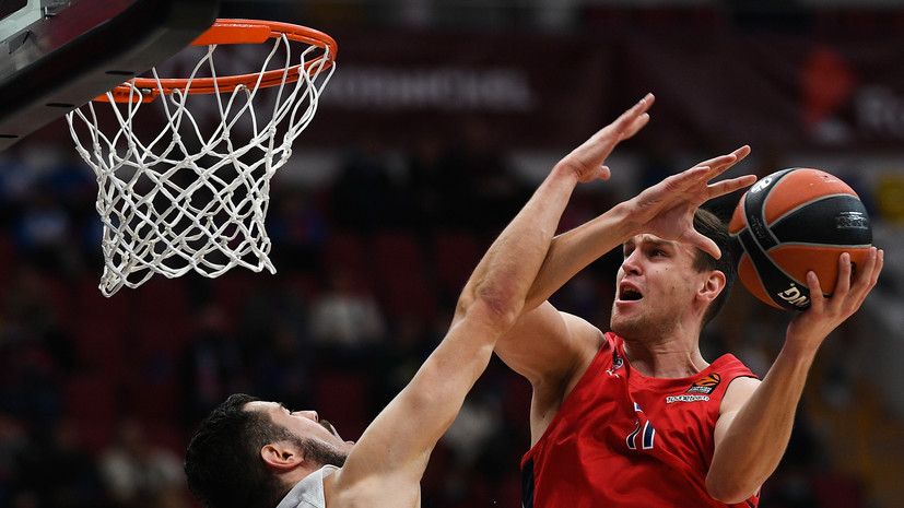 ЦСКА взял верх над «Црвеной Звездой» в баскетбольной Евролиге