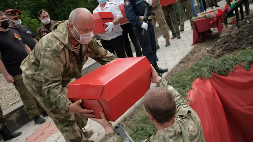 В Брянской области перезахоронили останки 43 красноармейцев
