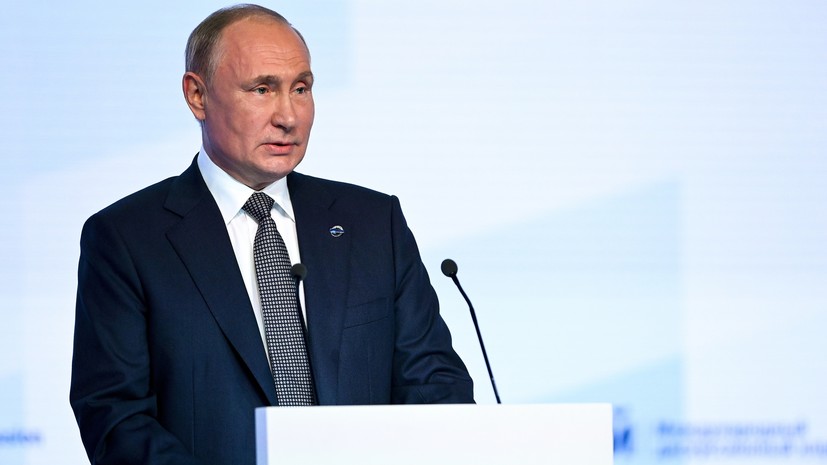 Путин заявил об угрозе для России из-за военного освоения Украины со стороны НАТО