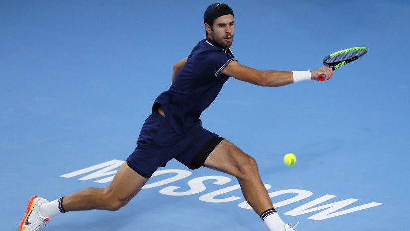 Хачанов: рад, что смог дожать Миллмана в четвертьфинале Кубка Кремля