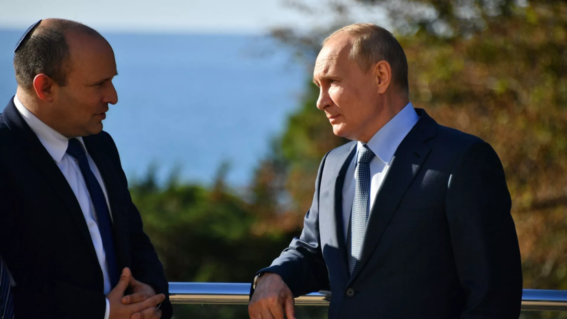 Путин назвал переговоры с премьер-министром Израиля продуктивными