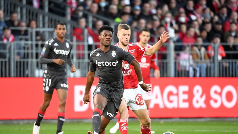 «Монако» в гостях уступил «Бресту» в Лиге 1, Головин вышел на 58-й минуте