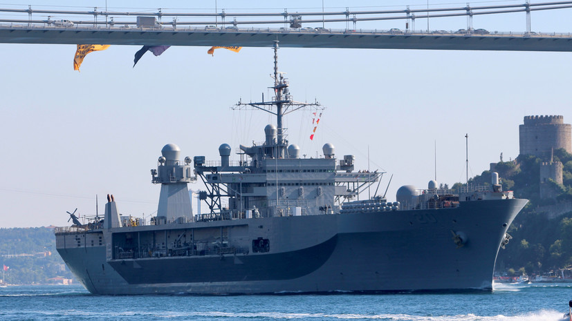 Корабль Шестого флота ВМС США направляется в Чёрное море