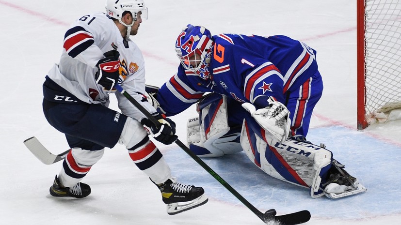 «Металлург» в серии буллитов обыграл СКА в матче КХЛ