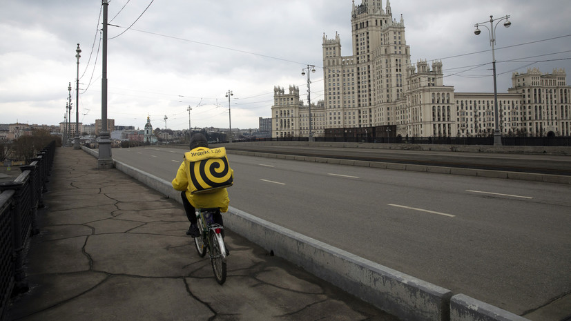 В сервисе доставки заявили о росте заработка курьеров в нерабочую неделю в России