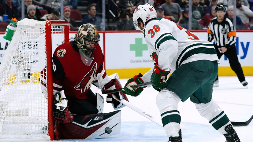 Шайбы Капризова и Куликова помогли «Миннесоте» обыграть «Аризону» в матче НХЛ