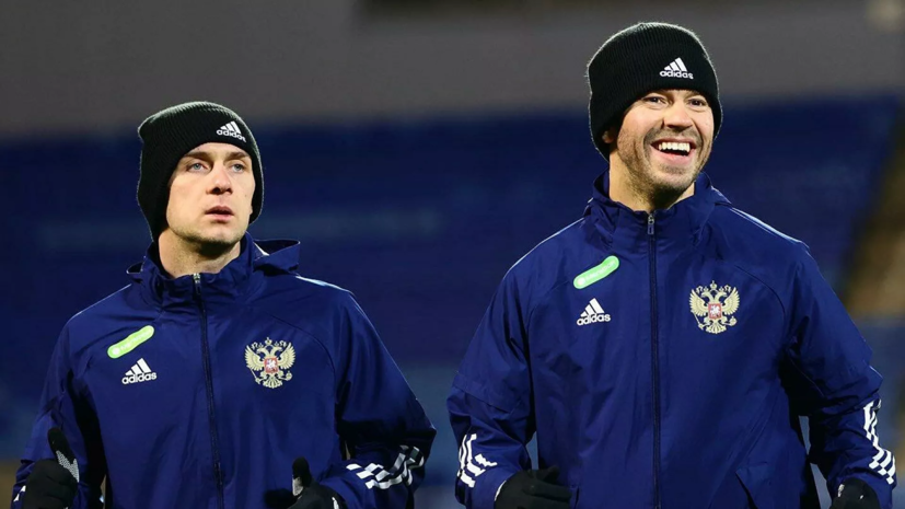 Сборная России провела тренировку перед матчем с Хорватией