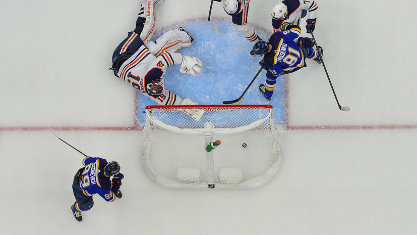 Голы Барбашёва и Тарасенко не спасли «Сент-Луис» от проигрыша «Эдмонтону» в НХЛ