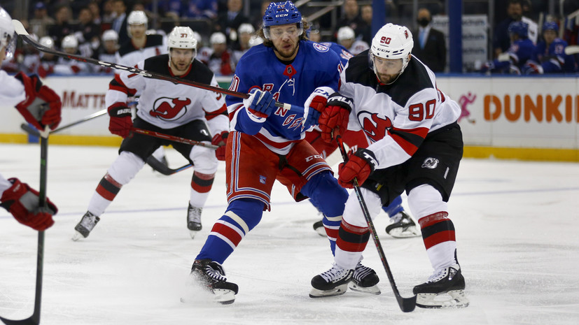 «Рейнджерс» одолели «Нью-Джерси» в НХЛ, Панарин реализовал буллит