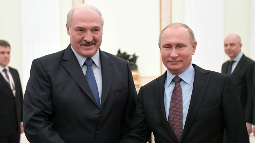 Путин обсудил с Лукашенко транзит газа через Белоруссию