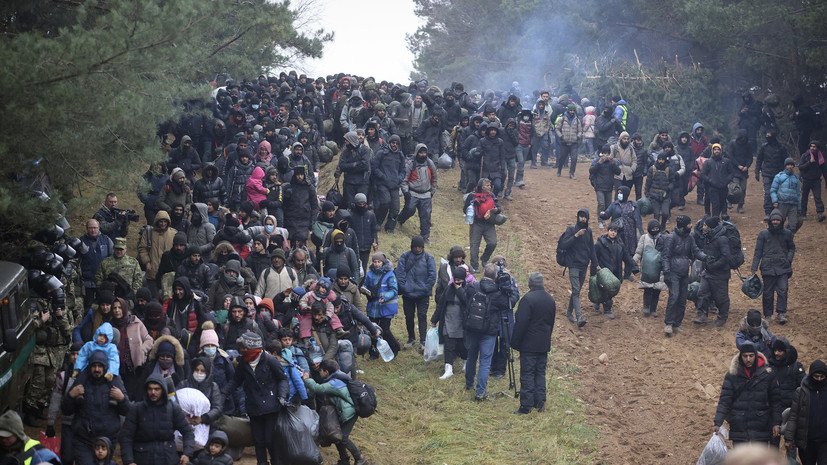 МВД Польши: Белоруссия не позволяет нелегальным мигрантам вернуться вглубь страны