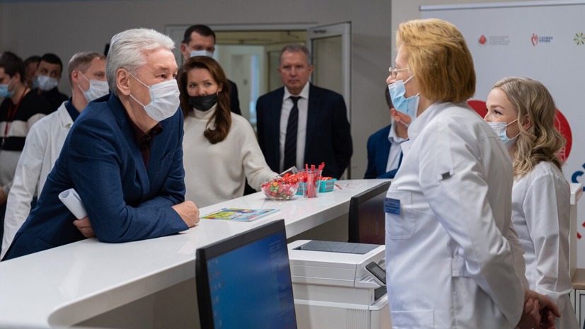 Собянин посетил новый центр детской трансфузиологии в Морозовской больнице
