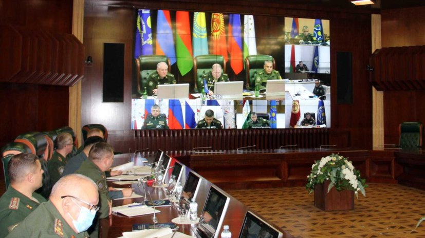 Состоялось заседание рабочей группы при Совете министров обороны ОДКБ