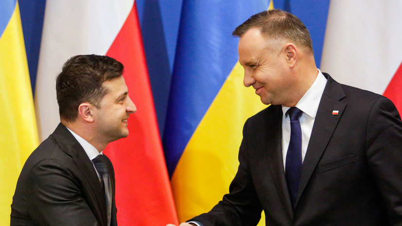 Зеленский и президент Польши провели переговоры