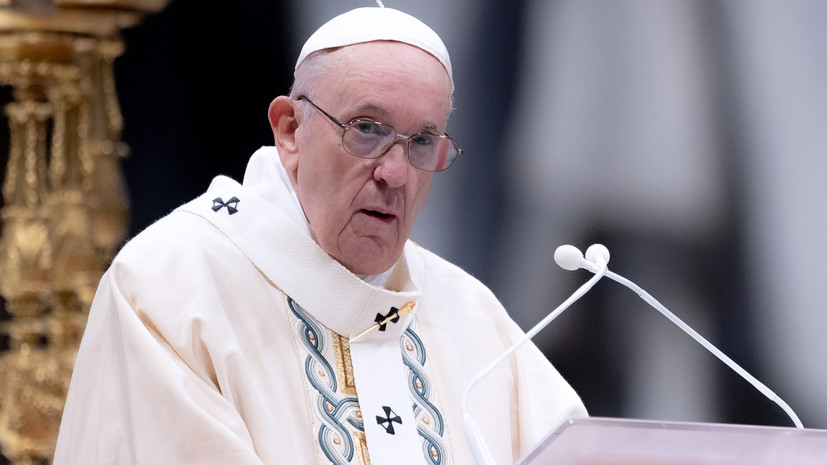 Папа Римский выразил соболезнования в связи с трагедией в шахте в Кузбассе