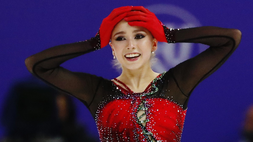 Появилось видео триумфального проката Валиевой на Гран-при России