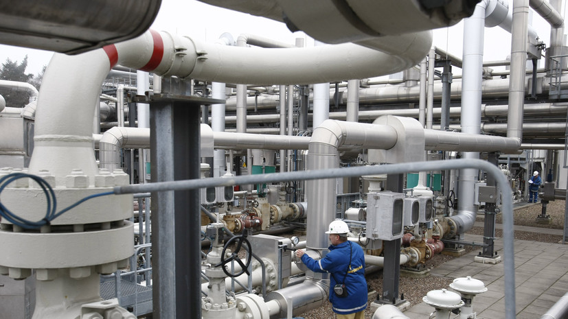 Запасы газа в ПХГ Европы отстают на 15 млрд кубометров от средних значений