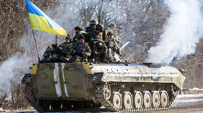 Военнослужащие ВСУ в Донбассе
