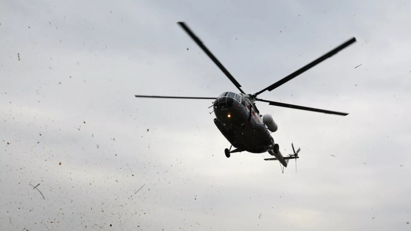 Спасатели обнаружили разбившийся вертолёт Robinson R66 недалеко от озера Каракуль