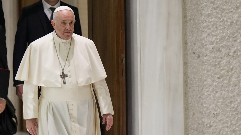 Папа Римский: ситуация на Украине должна быть решена мирным путём