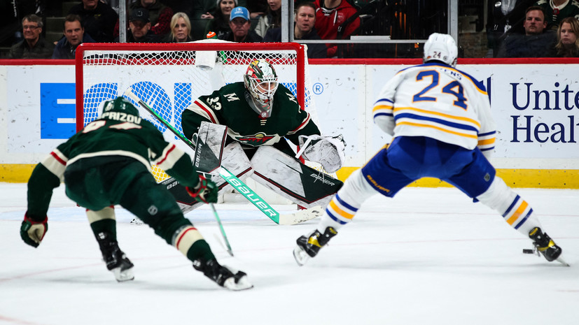 Шайба Капризова не спасла «Миннесоту» от поражения в матче НХЛ с «Баффало»