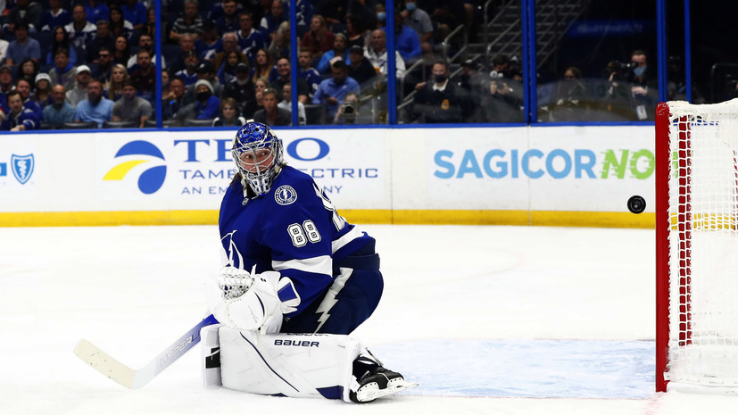 «Тампа» победила «Оттаву» в матче НХЛ, Василевский сделал 25 сейвов