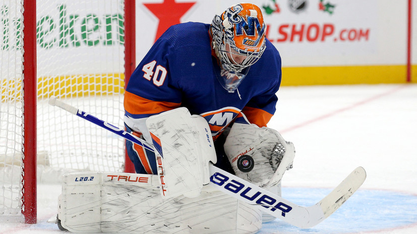 Варламов стал первой звездой матча «Айлендерс» — «Бостон»