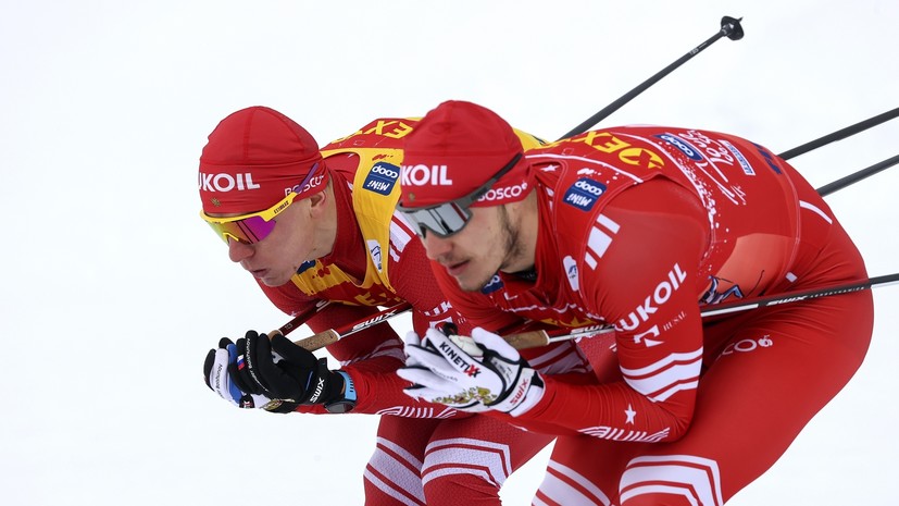 Большунов и Ретивых завоевали бронзу в командном спринте на этапе КМ в Дрездене