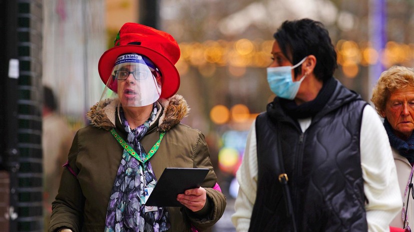 В Уэльсе зафиксировали резкий рост инфицирования омикрон-штаммом коронавируса