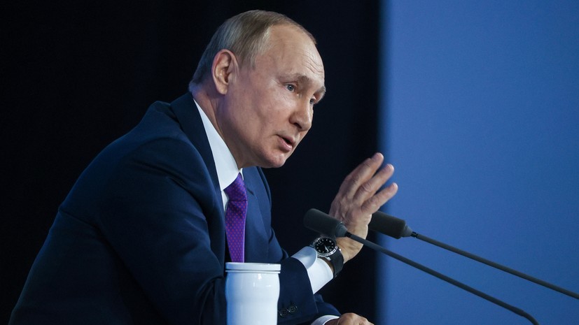 Путин: власти Украины выдавливают русских и русскоязычное население