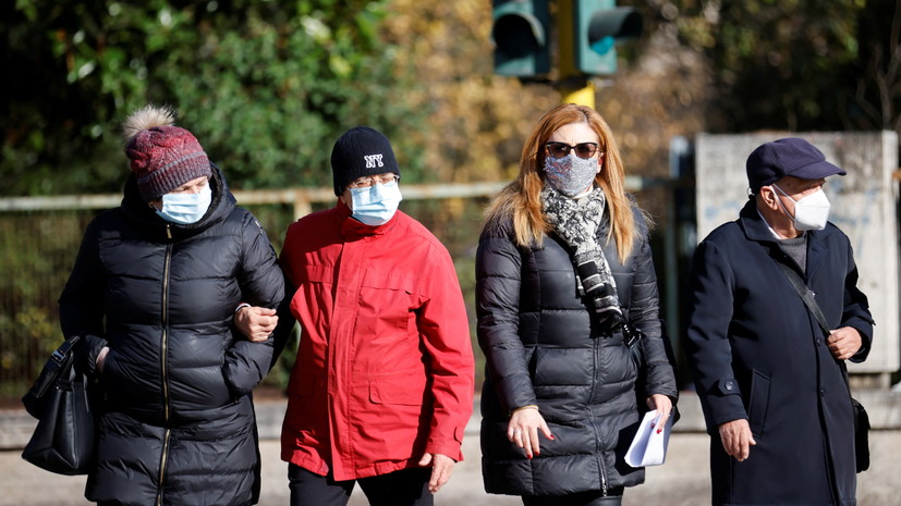 В Италии за сутки впервые выявили более 50 тысяч случаев заболевания коронавирусом