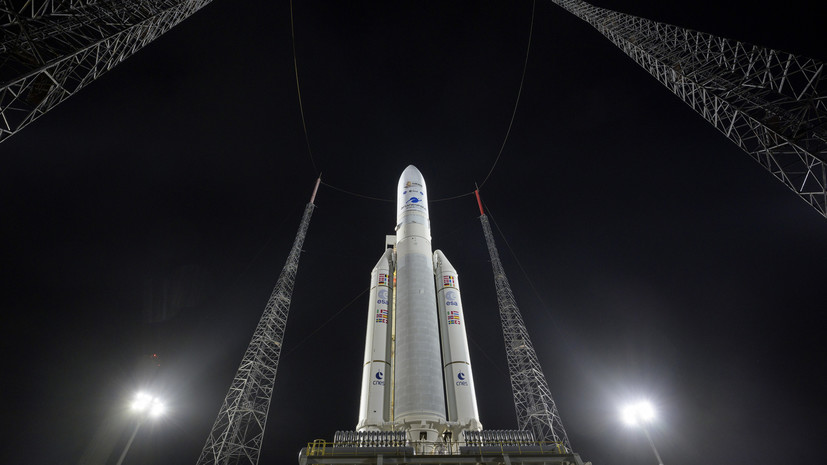 Ракета Ariane 5 с телескопом James Webb стартовала с космодрома Куру
